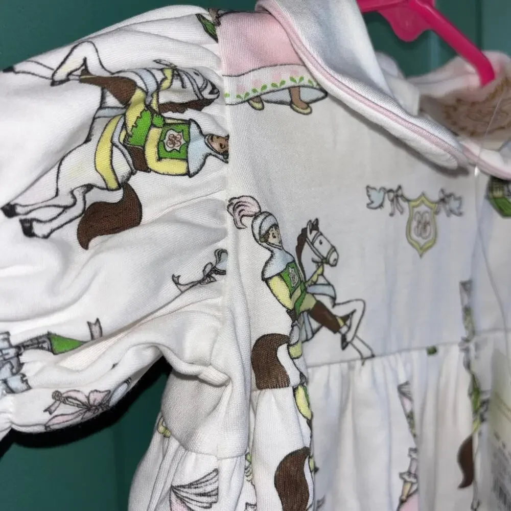 Beaufort Bonnet 6/12 months Darling Duchess / Palm Beach pink Romper